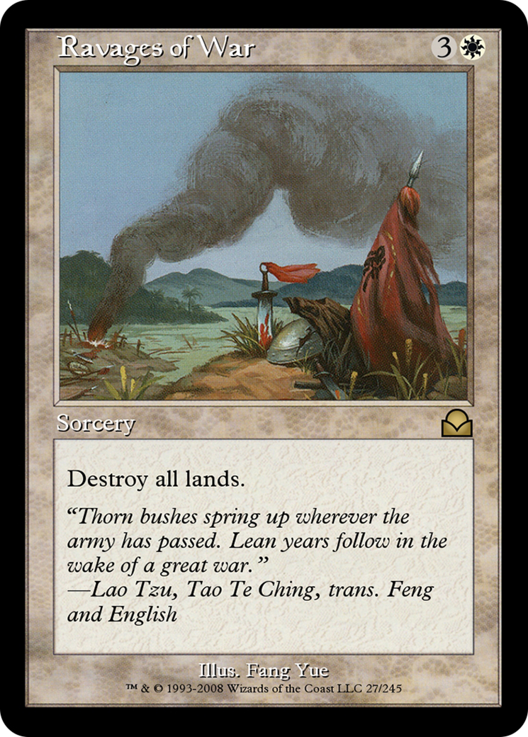 Image of Ravages of War (ME2-027) - Masters Edition II Foil