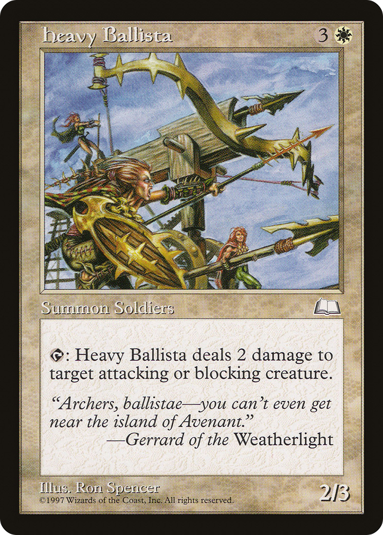 Image of Heavy Ballista (WTH-) - Weatherlight