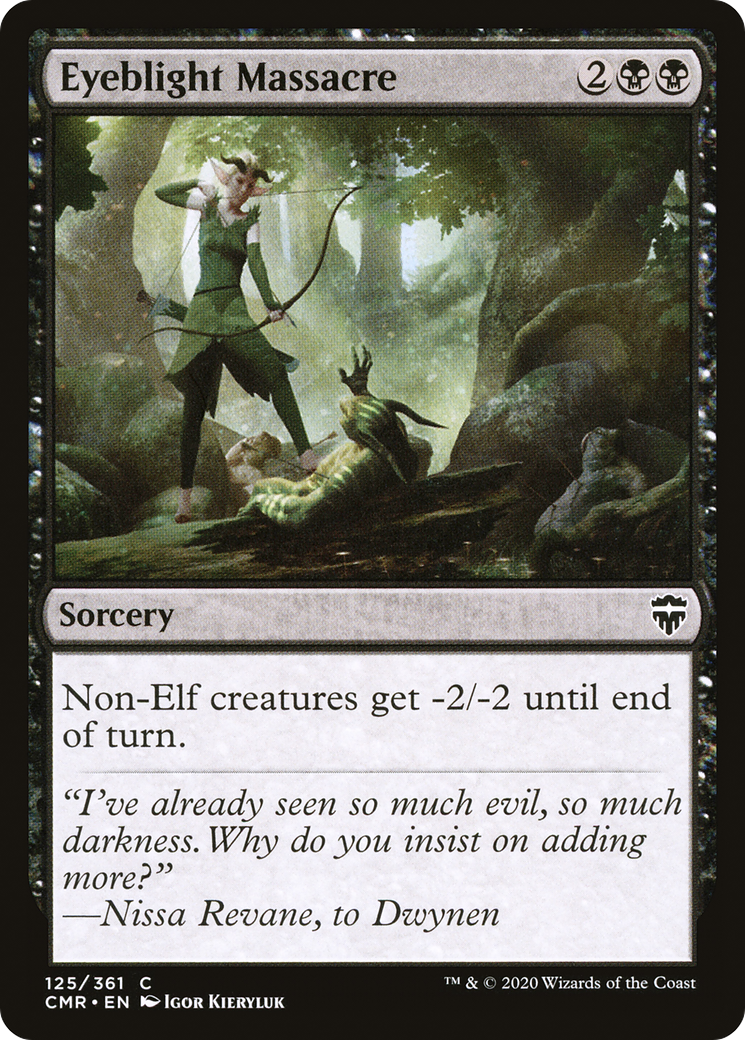 Image of Eyeblight Massacre (CMR-125) - Commander Legends Foil