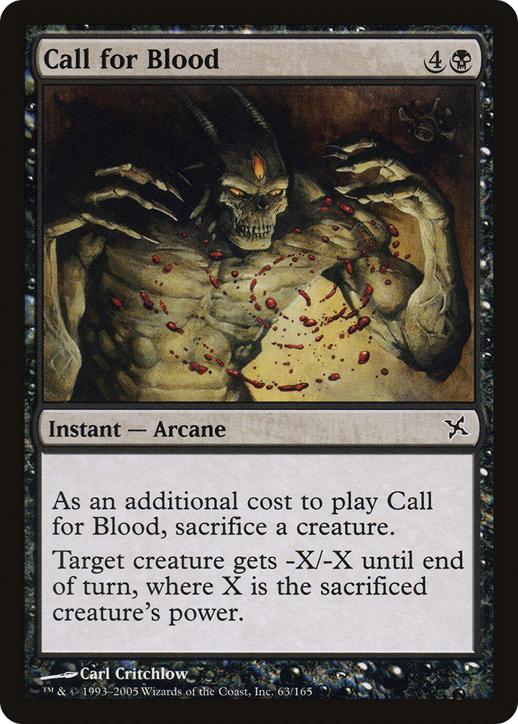 Image of Call for Blood (BOK-063) - Betrayers of Kamigawa
