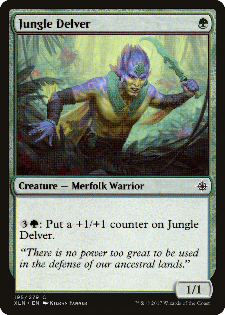 Image of Jungle Delver (XLN-195) - Ixalan Foil