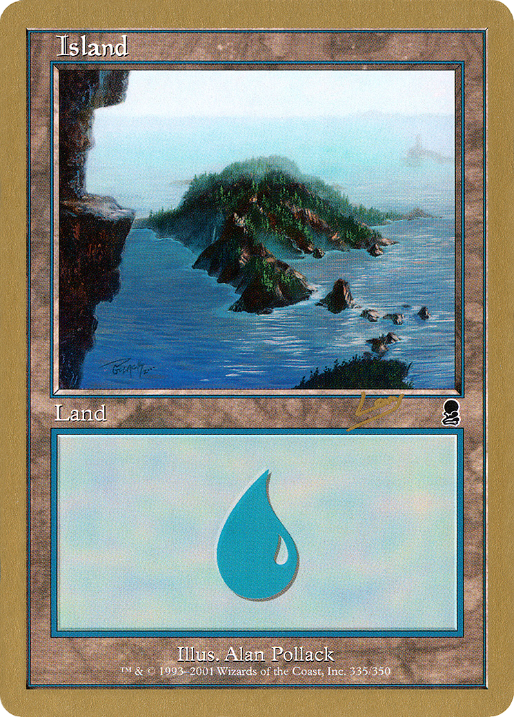 Image of Island (335) - 2002 Raphael Levy (ODY) (WCD-) - World Championship Decks 2002
