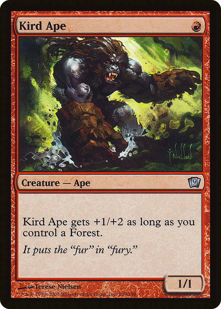 Image of Kird Ape (9ED-199★) - 9th Edition