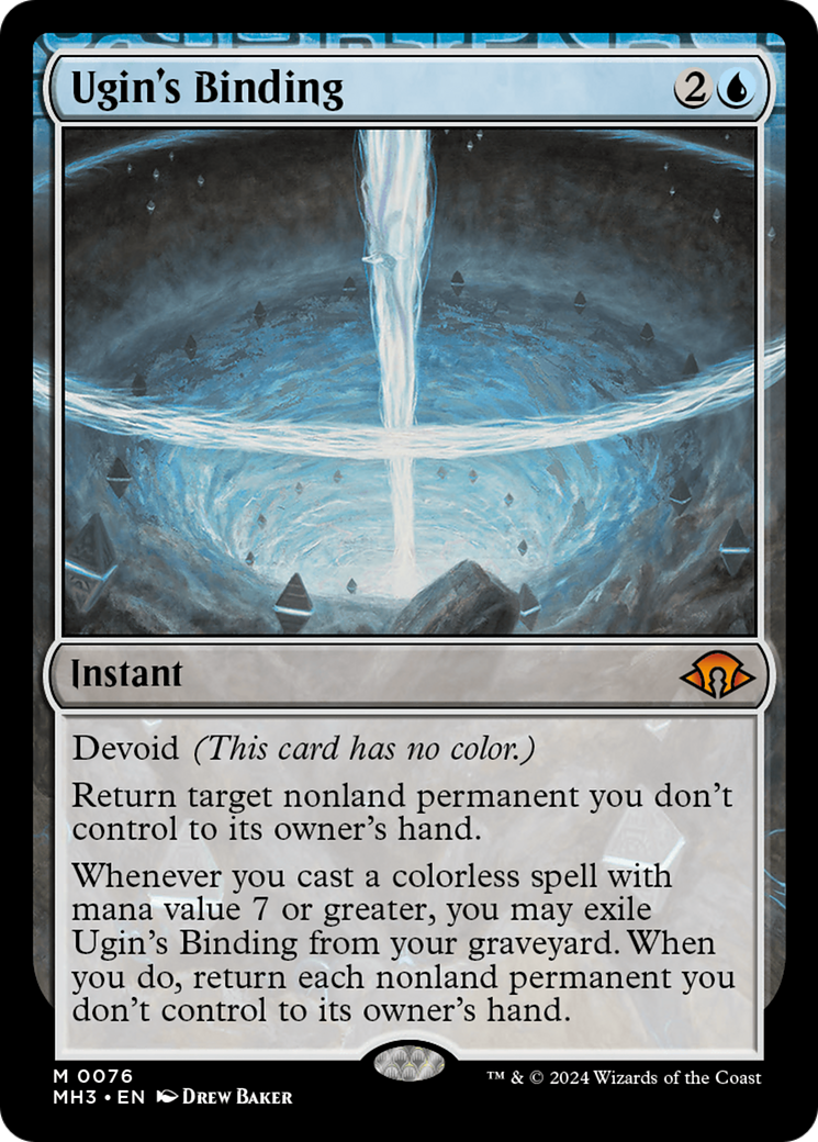 Image of Ugin's Binding (MH3-076) - Modern Horizons 3: (devoid) Foil
