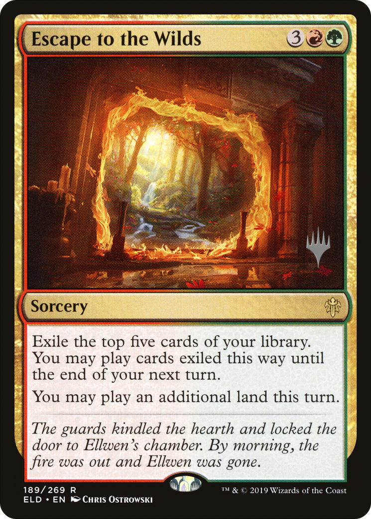 Image of Escape to the Wilds (PPELD-189P) - Throne of Eldraine Promos Foil