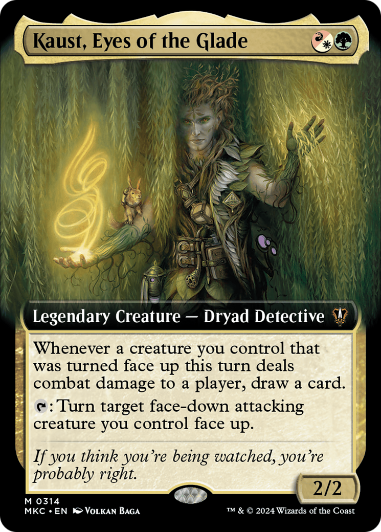 Image of Kaust, Eyes of the Glade (Extended Art) (MKC-314) - Murders at Karlov Manor Commander: (Extended Art)