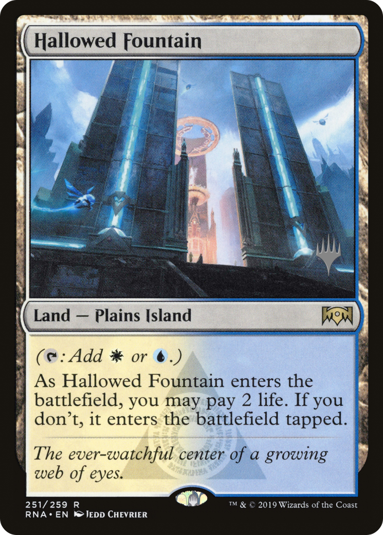 Image of Hallowed Fountain (PPELD-251P) - Ravnica Allegiance Promos Foil