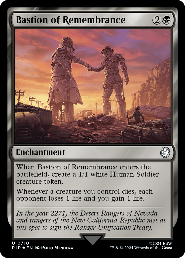 Image of Bastion of Remembrance (Surge Foil) (PIP-710) - Fallout Foil