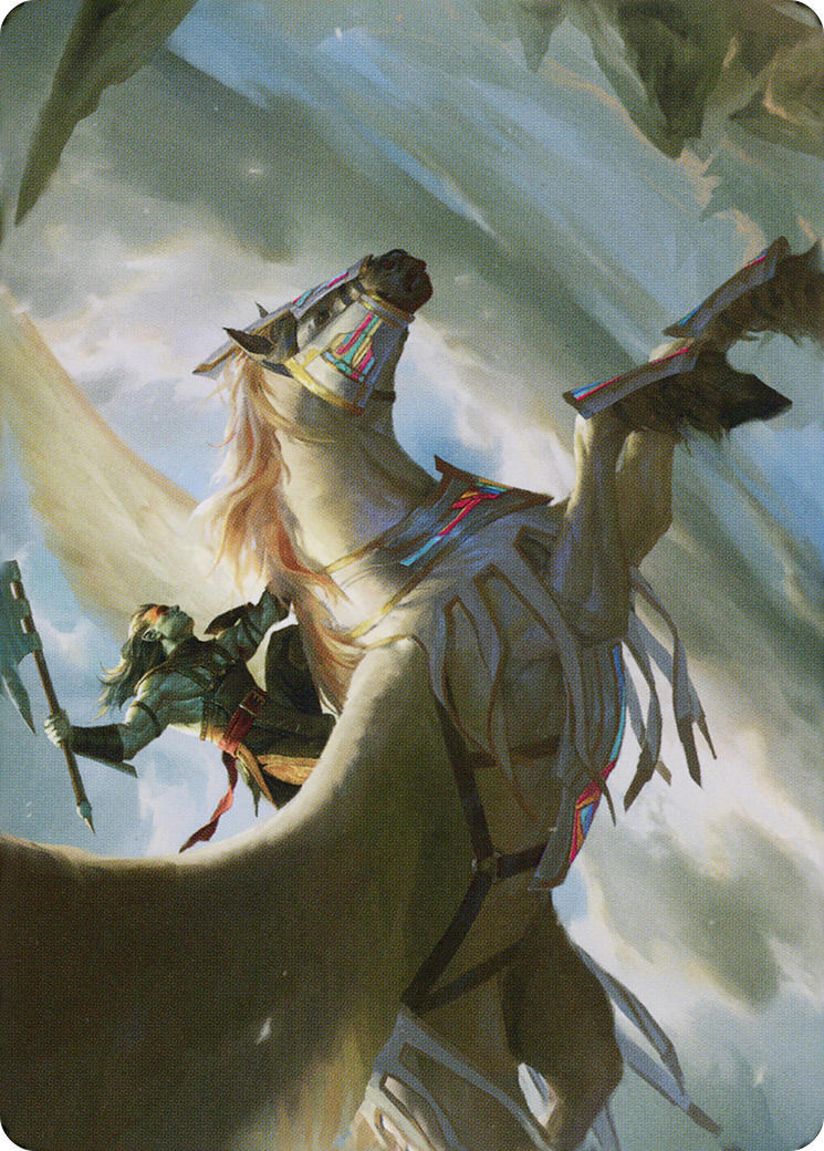 Image of Cleaving Skyrider // Cleaving Skyrider (ADMU-005) - Dominaria United Art Series (Borderless) Foil