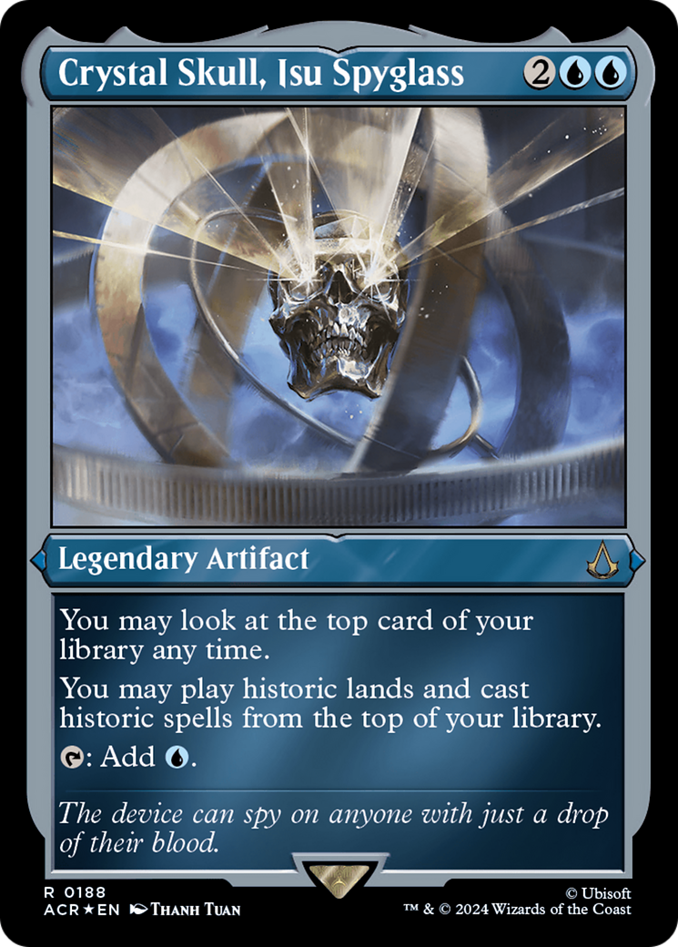 Image of Crystal Skull, Isu Spyglass (ACR-188) - Assassin's Creed Etched Foil