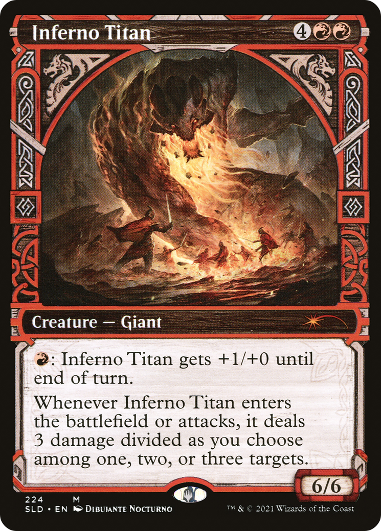Image of Inferno Titan (SLD-224) - Secret Lair Drop: (Showcase) Foil