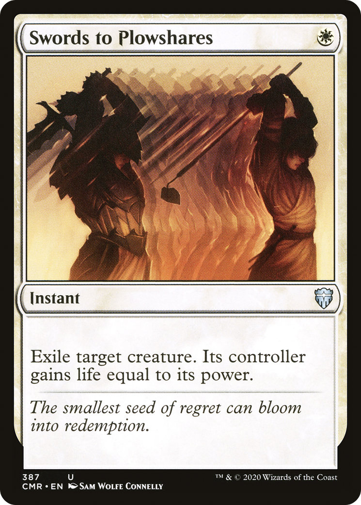 Image of Swords to Plowshares (CMR-387) - Commander Legends