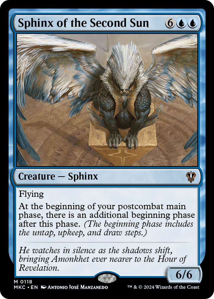 Image of Sphinx of the Second Sun (MKC-118) - Murders at Karlov Manor Commander
