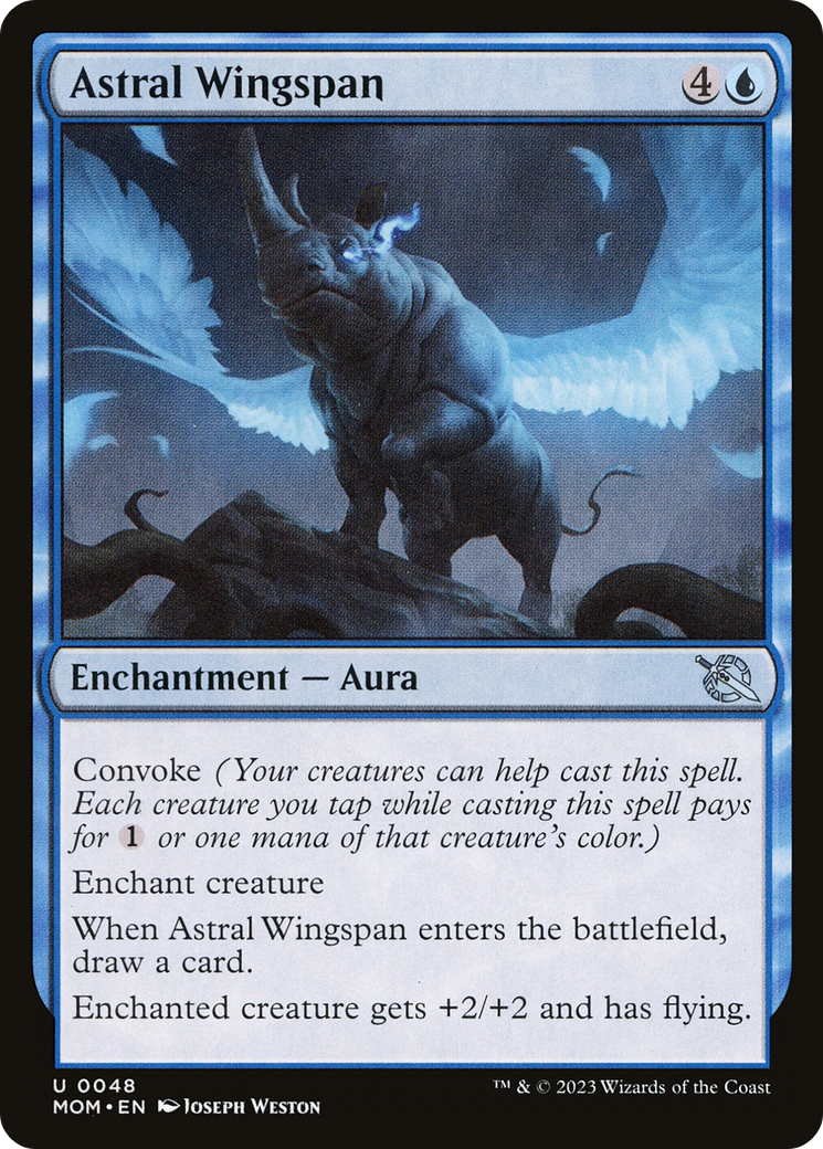 Image of Astral Wingspan (MOM-048) - March of the Machine Foil