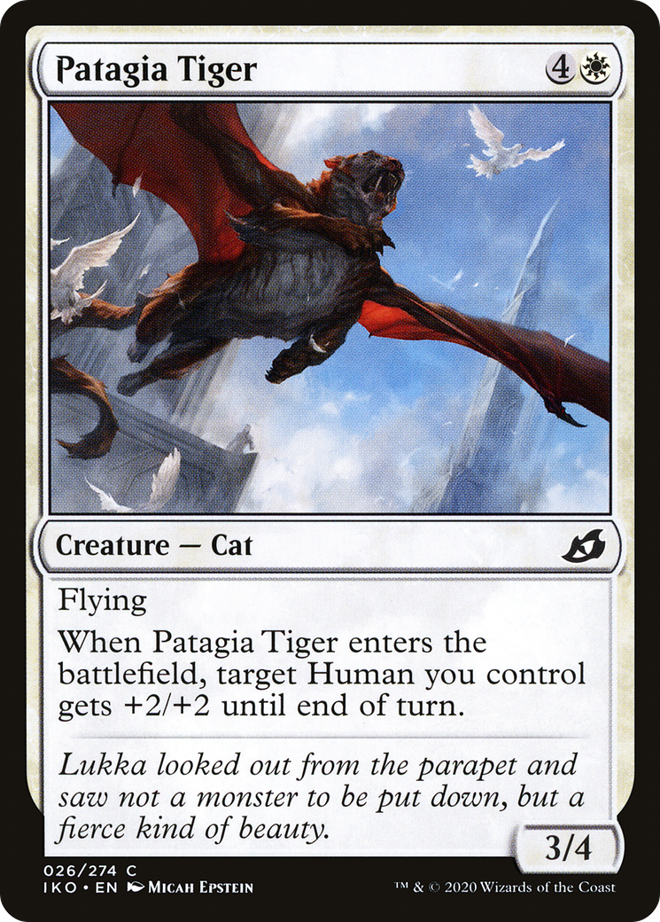 Image of Patagia Tiger (IKO-026) - Ikoria: Lair of Behemoths Foil