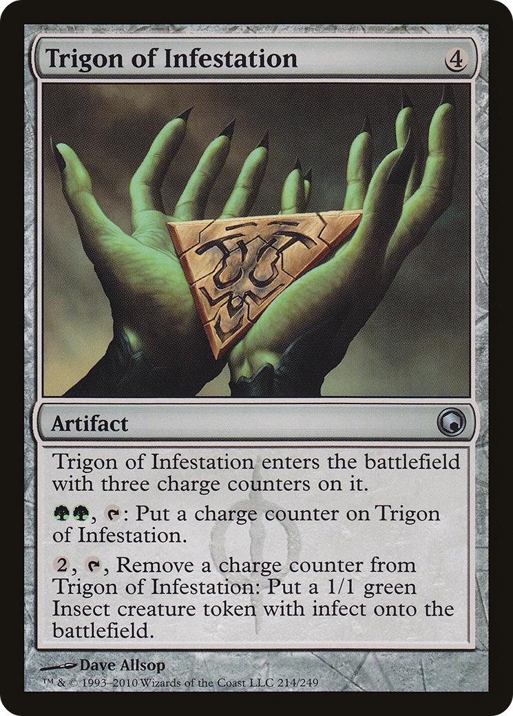 Image of Trigon of Infestation (SOM-214) - Scars of Mirrodin Foil