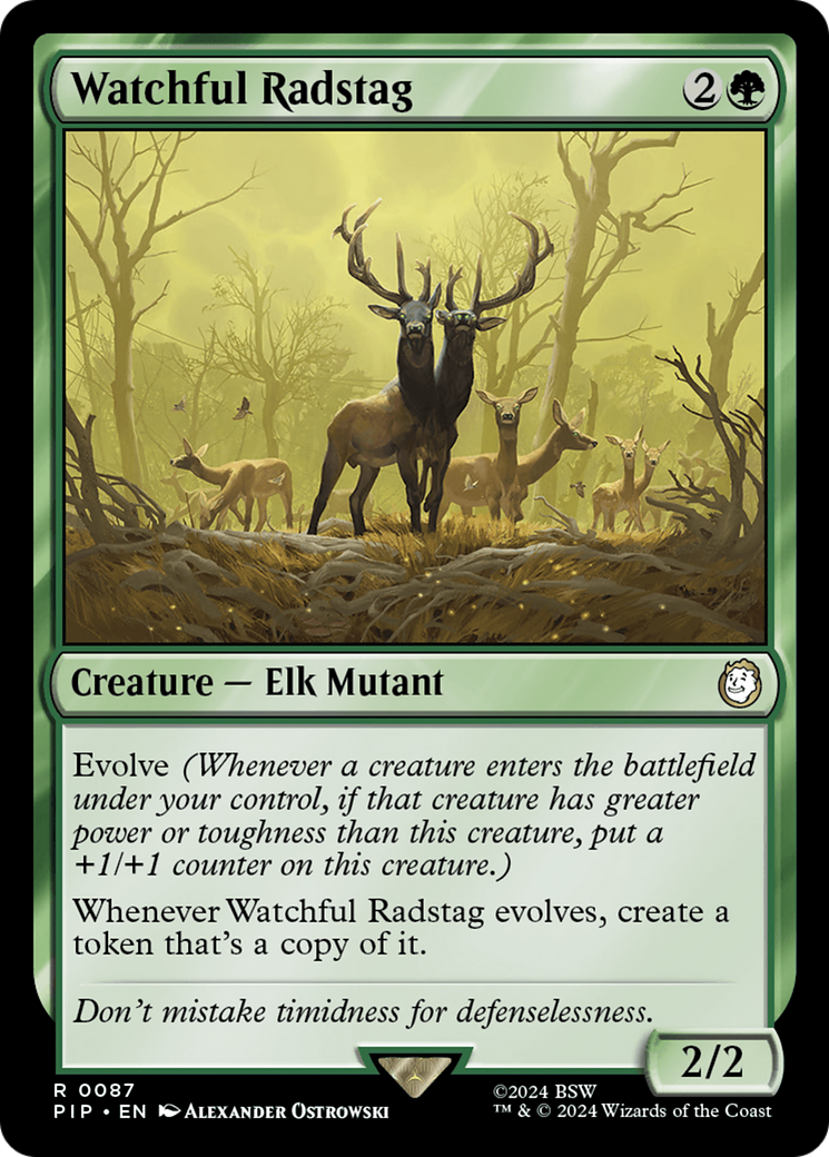 Image of Watchful Radstag (PIP-087) - Fallout Foil