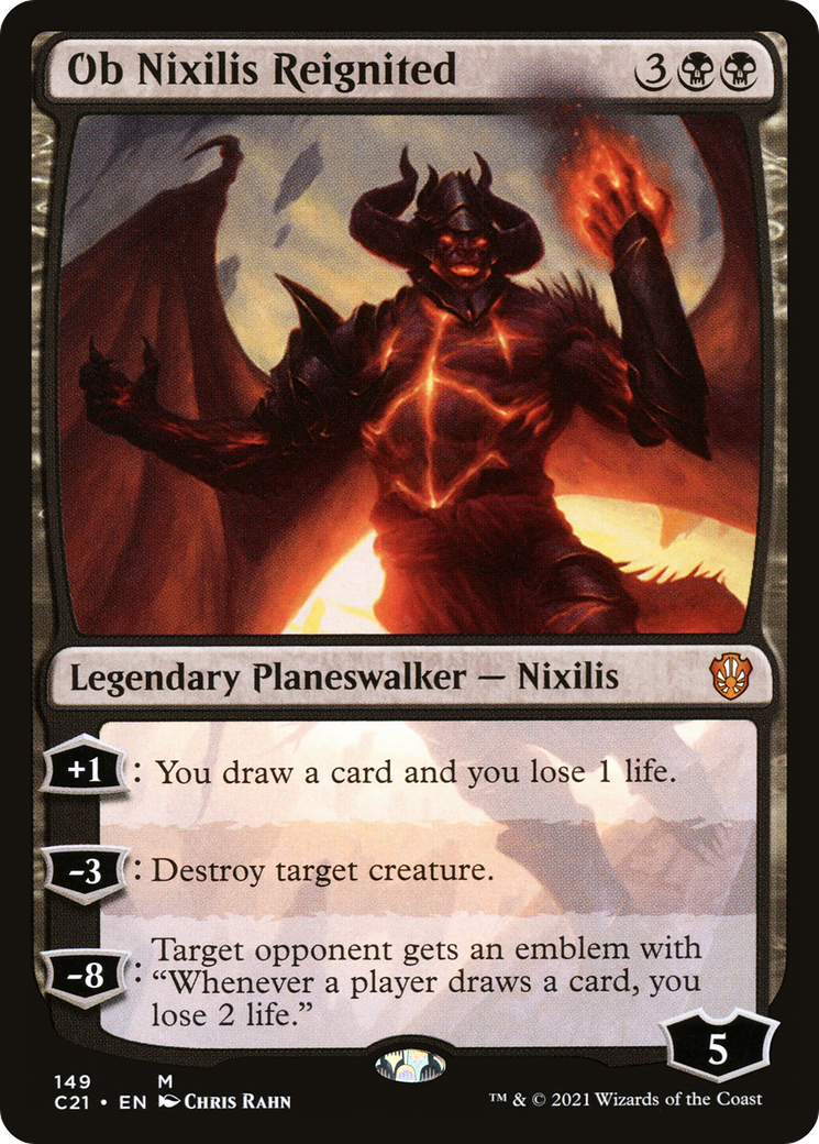 Image of Ob Nixilis Reignited (C21-149) - Commander 2021