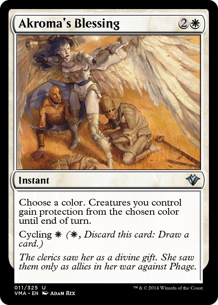 Image of Akroma's Blessing (VMA-011) - Vintage Masters Foil