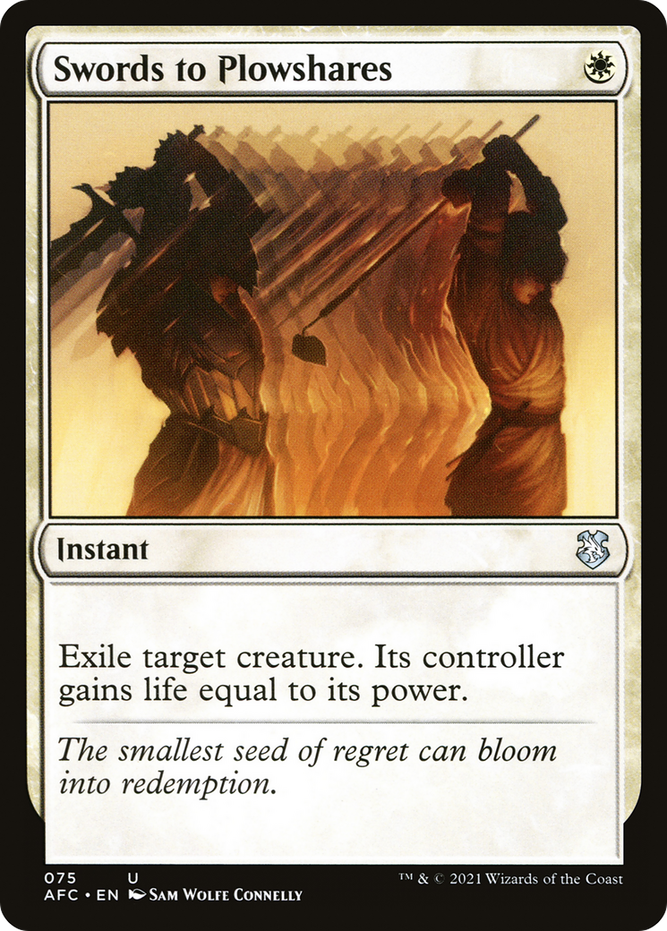 Image of Swords to Plowshares (AFC-075) - Forgotten Realms Commander