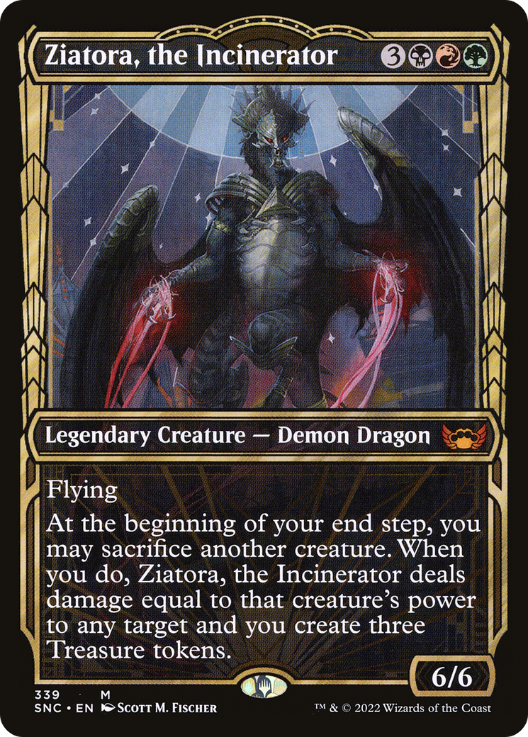 Image of Ziatora, the Incinerator (Showcase) (SNC-339) - Streets of New Capenna: (Showcase)