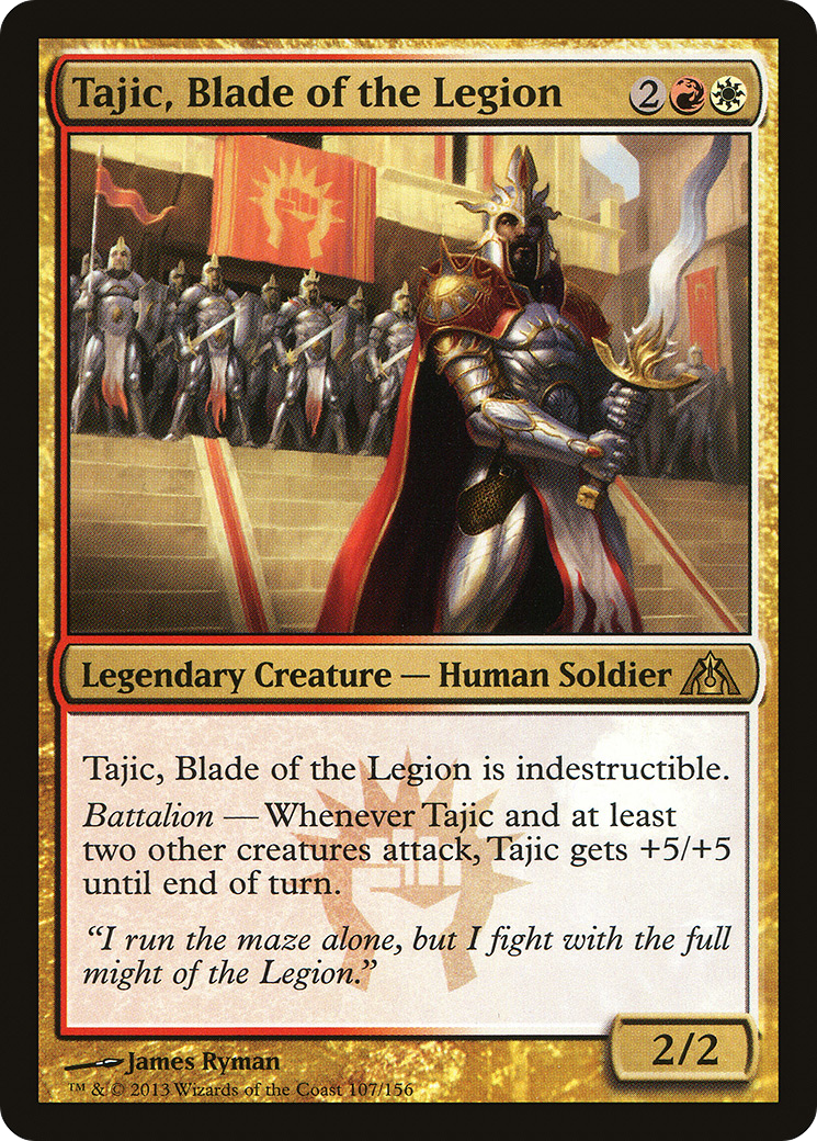 Image of Tajic, Blade of the Legion (DGM-107) - Dragon's Maze Foil