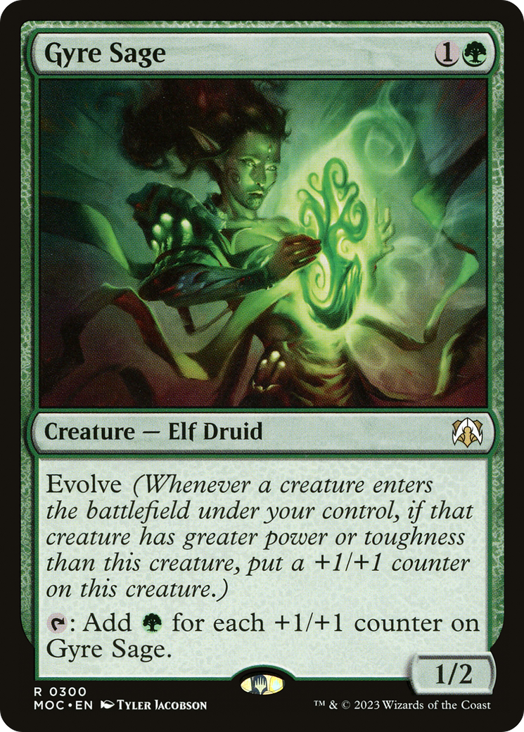 Image of Gyre Sage (MOC-300) - March of the Machine Commander