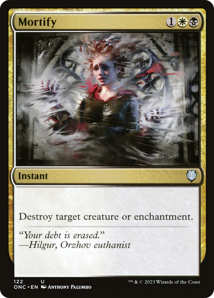 Image of Mortify (ONC-122) - Phyrexia: All Will Be One Commander