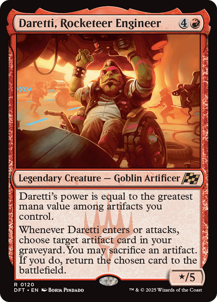 Image of Daretti, Rocketeer Engineer (DFT-120) - Aetherdrift