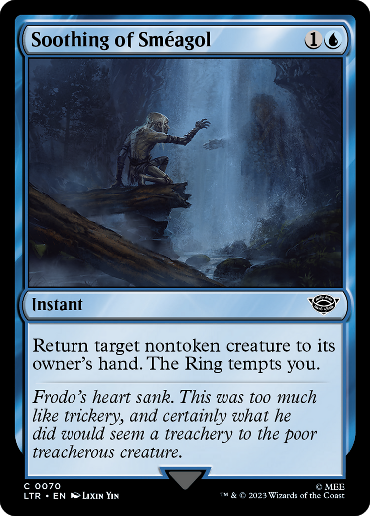 Image of Soothing of Smeagol (LTR-070) - The Lord of the Rings: Tales of Middle-earth Foil