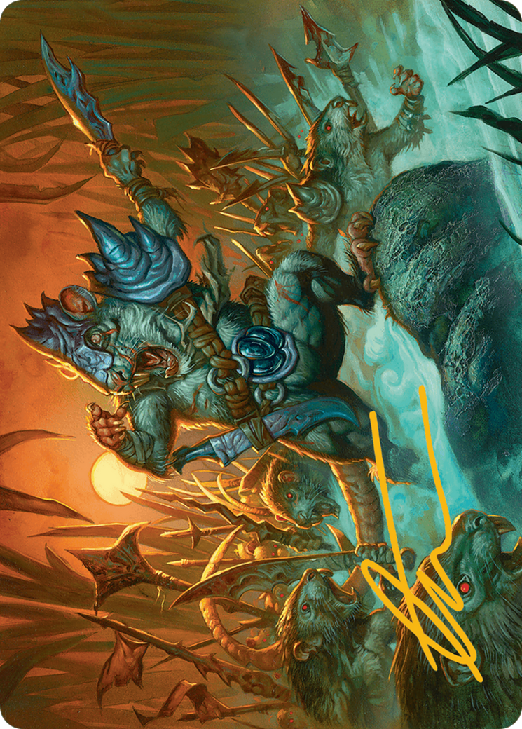 Image of Persistent Marshstalker // Persistent Marshstalker (ABLB-014) - Bloomburrow Art Series (Borderless) Foil