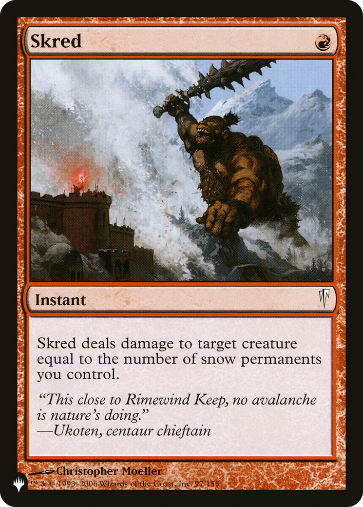 Image of Skred (LIST-CSP-97) - The List