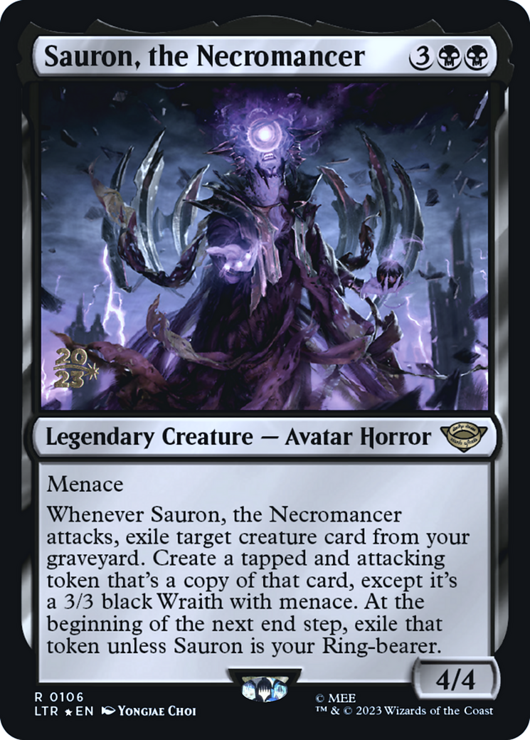 Image of Sauron, the Necromancer (PRE-106) - Tales of Middle-earth Promos Foil