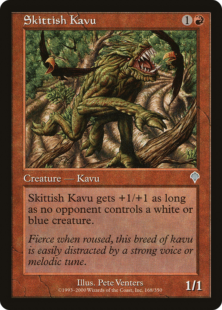 Image of Skittish Kavu (INV-168) - Invasion