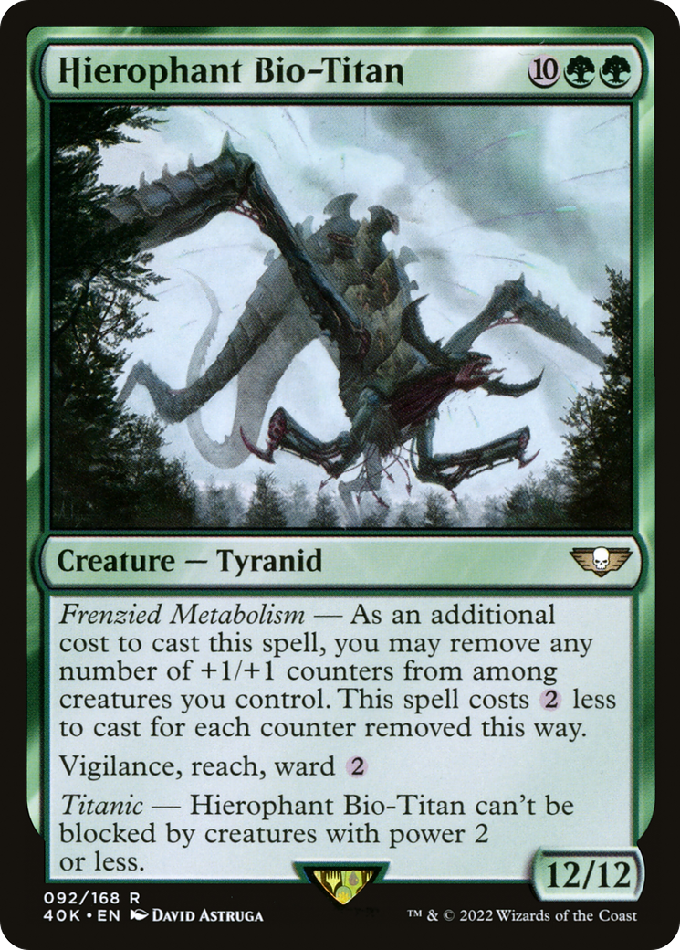 Image of Hierophant Bio-Titan (40K-092) - Warhammer 40,000 Commander