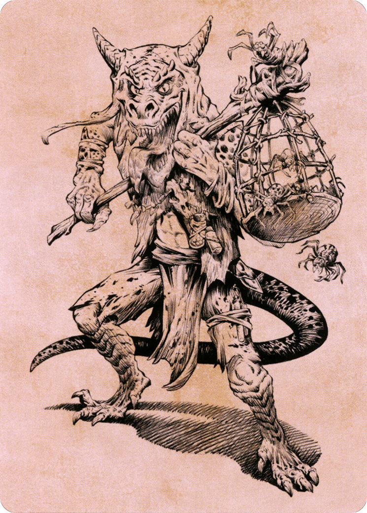 Image of Taunting Kobold // Taunting Kobold (ACLB-057) - Battle for Baldur's Gate Art Series (Borderless) Foil