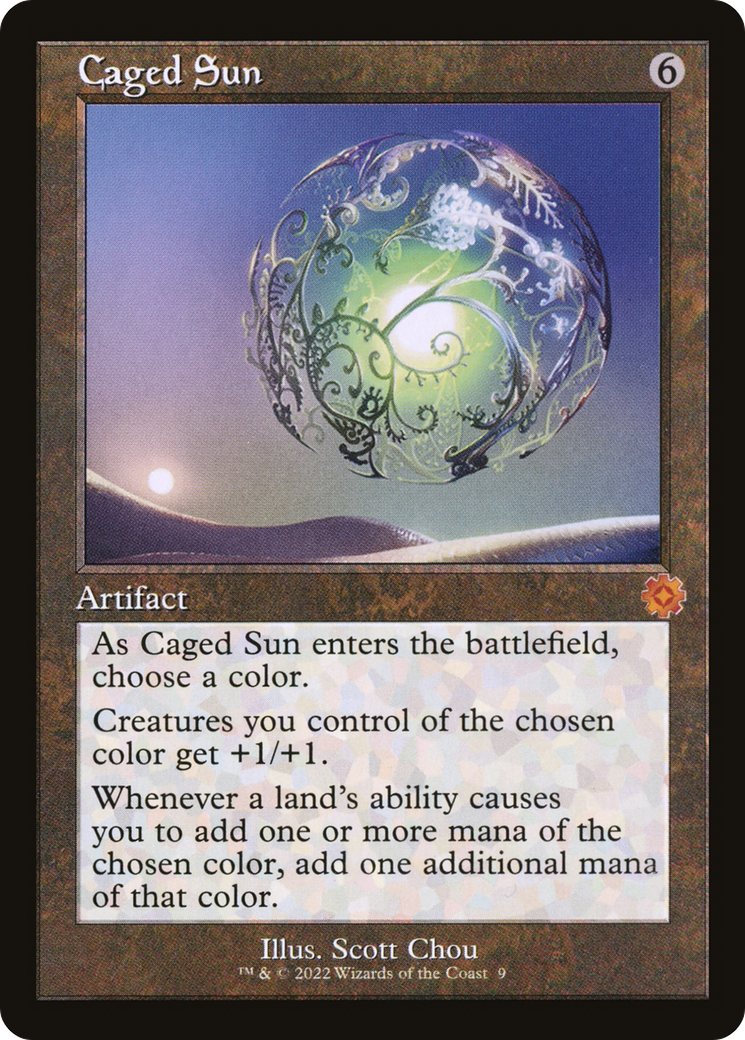 Image of Caged Sun (BRR-009) - The Brothers' War Retro Artifacts