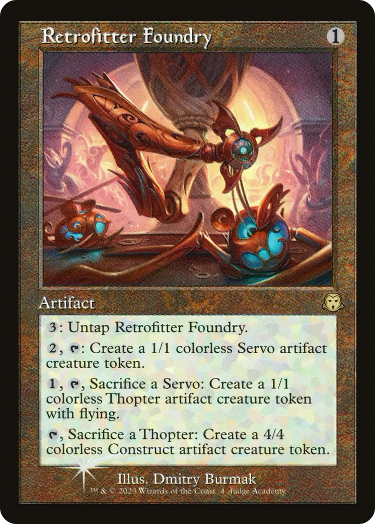 Image of Retrofitter Foundry (JDG-004) - Judge Gift Cards 2023 Foil