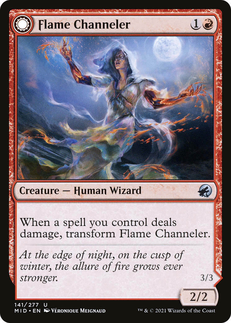 Image of Flame Channeler (MID-141) - Innistrad: Midnight Hunt: (Double Faced Transform)