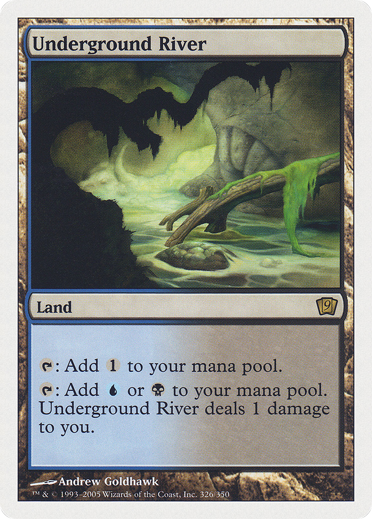 Image of Underground River (9ED-326) - 9th Edition Foil
