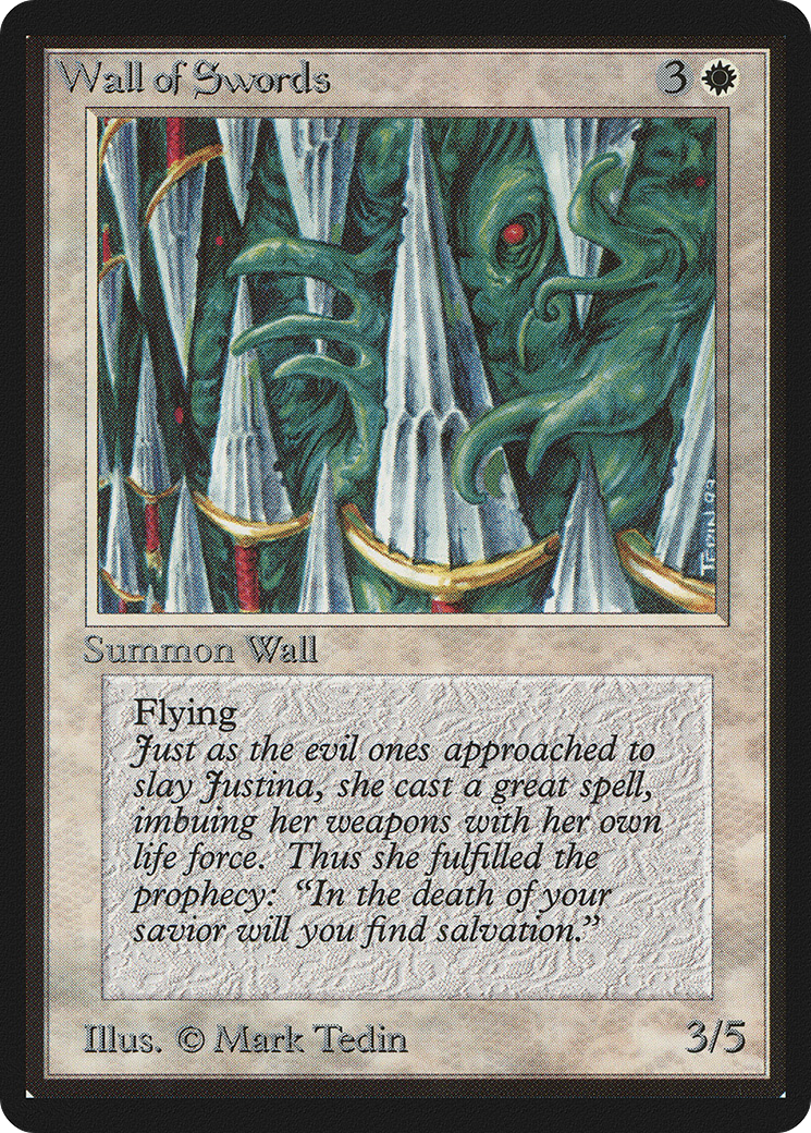 Image of Wall of Swords (LEB-) - Limited Edition Beta
