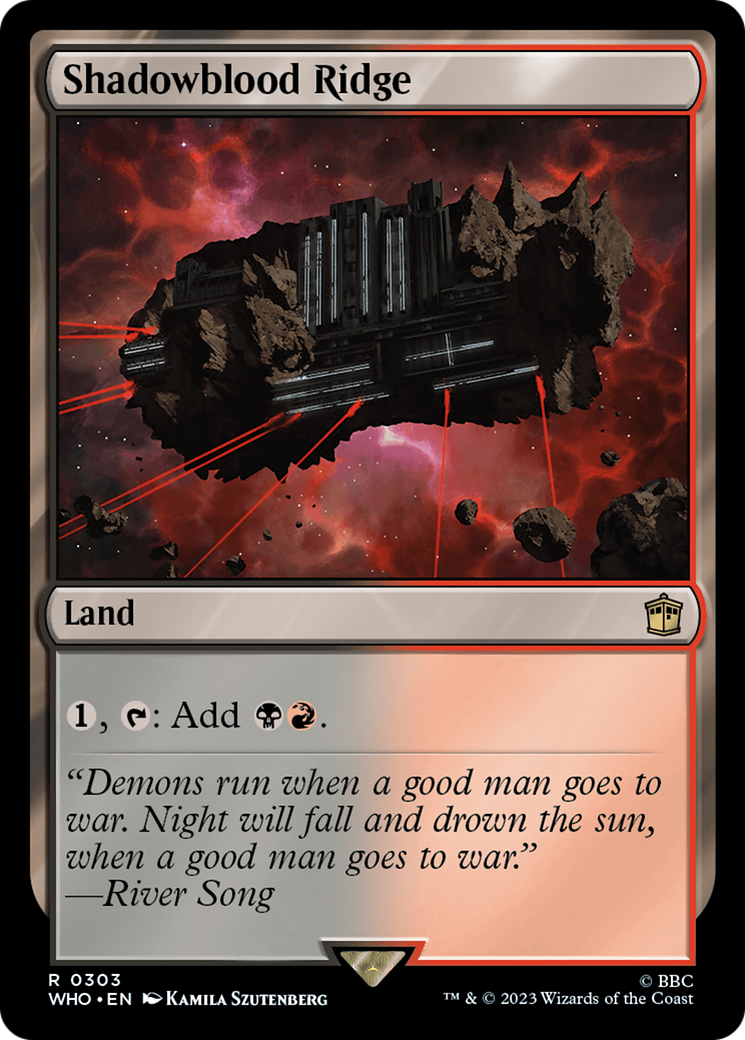Image of Shadowblood Ridge (WHO-303) - Doctor Who