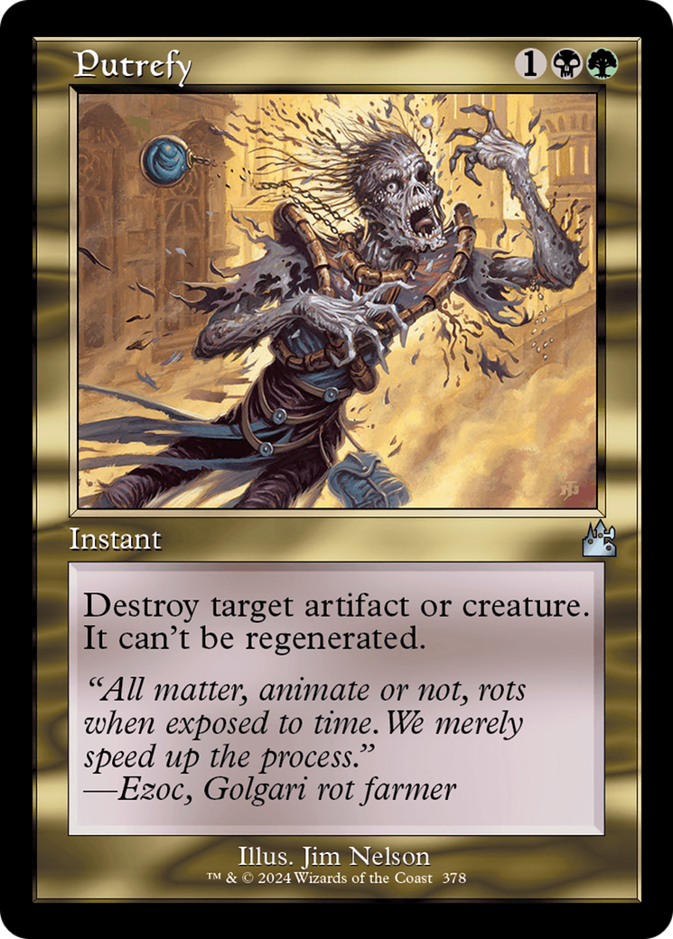 Image of Putrefy (Retro Frame) (RVR-378) - Ravnica Remastered Foil