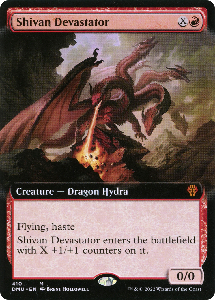 Image of Shivan Devastator (Extended Art) (DMU-410) - Dominaria United: (Extended Art) Foil