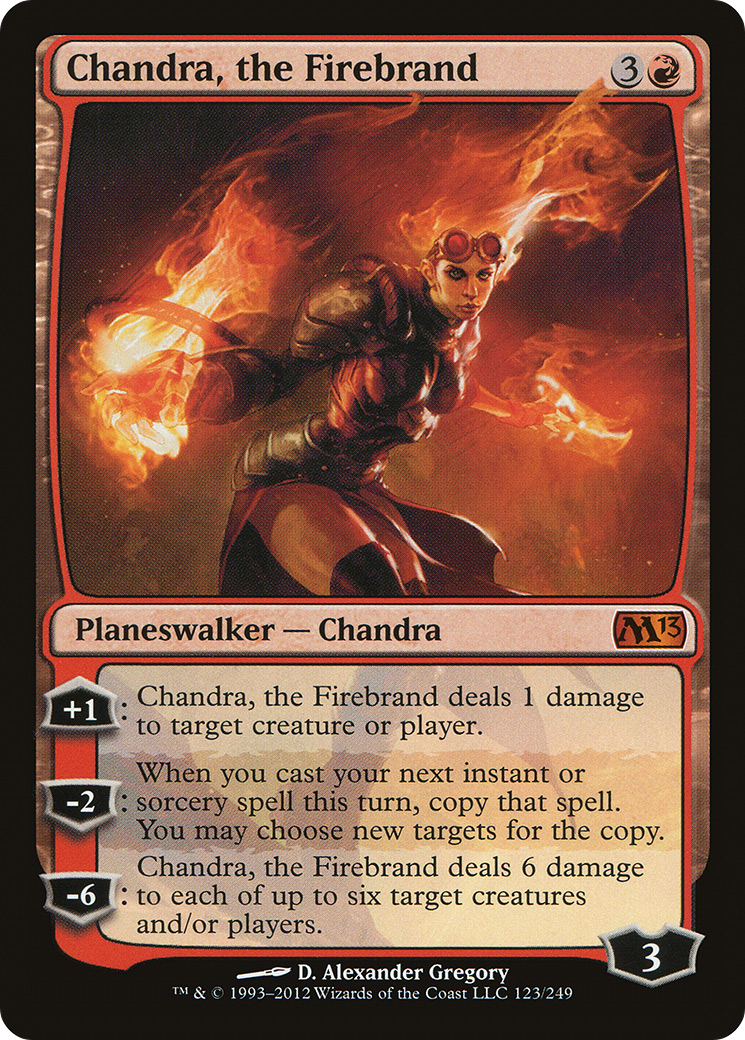Image of Chandra, the Firebrand (M13-123) - Magic 2013 Foil