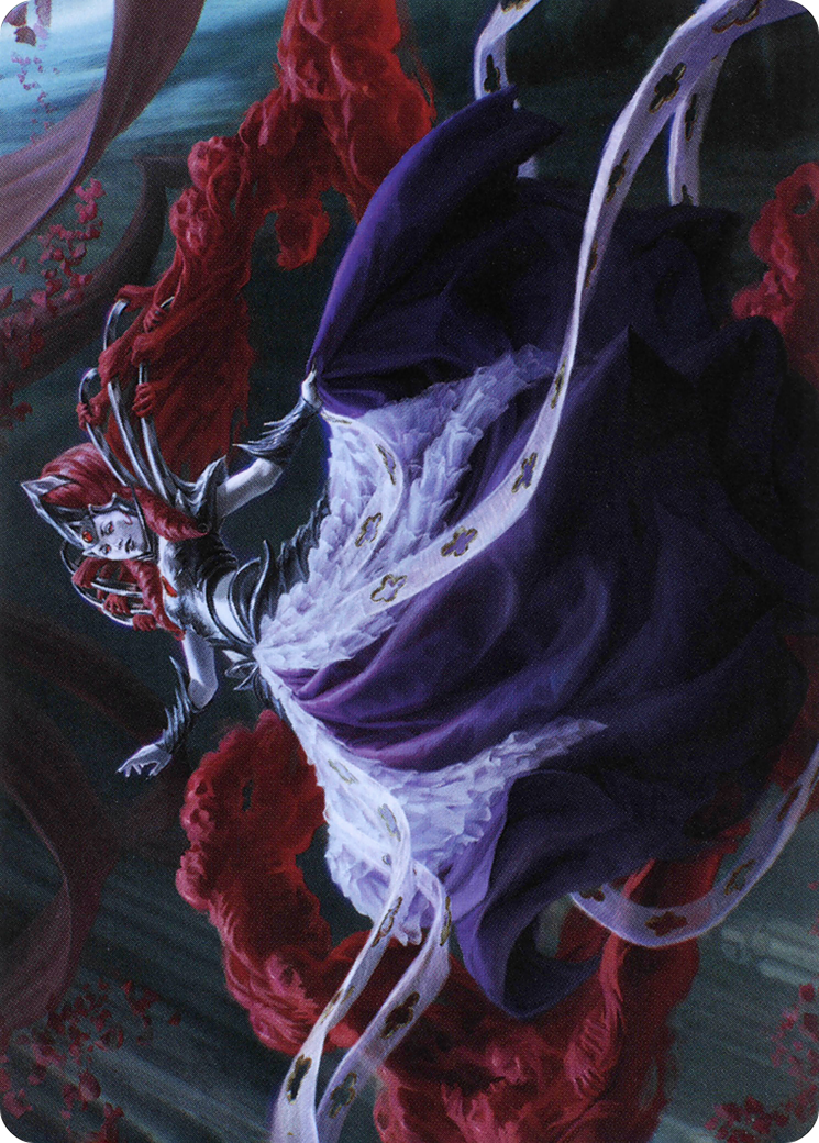 Image of Olivia, Crimson Bride // Olivia, Crimson Bride (AVOW-065) - Crimson Vow Art Series (Borderless) Foil