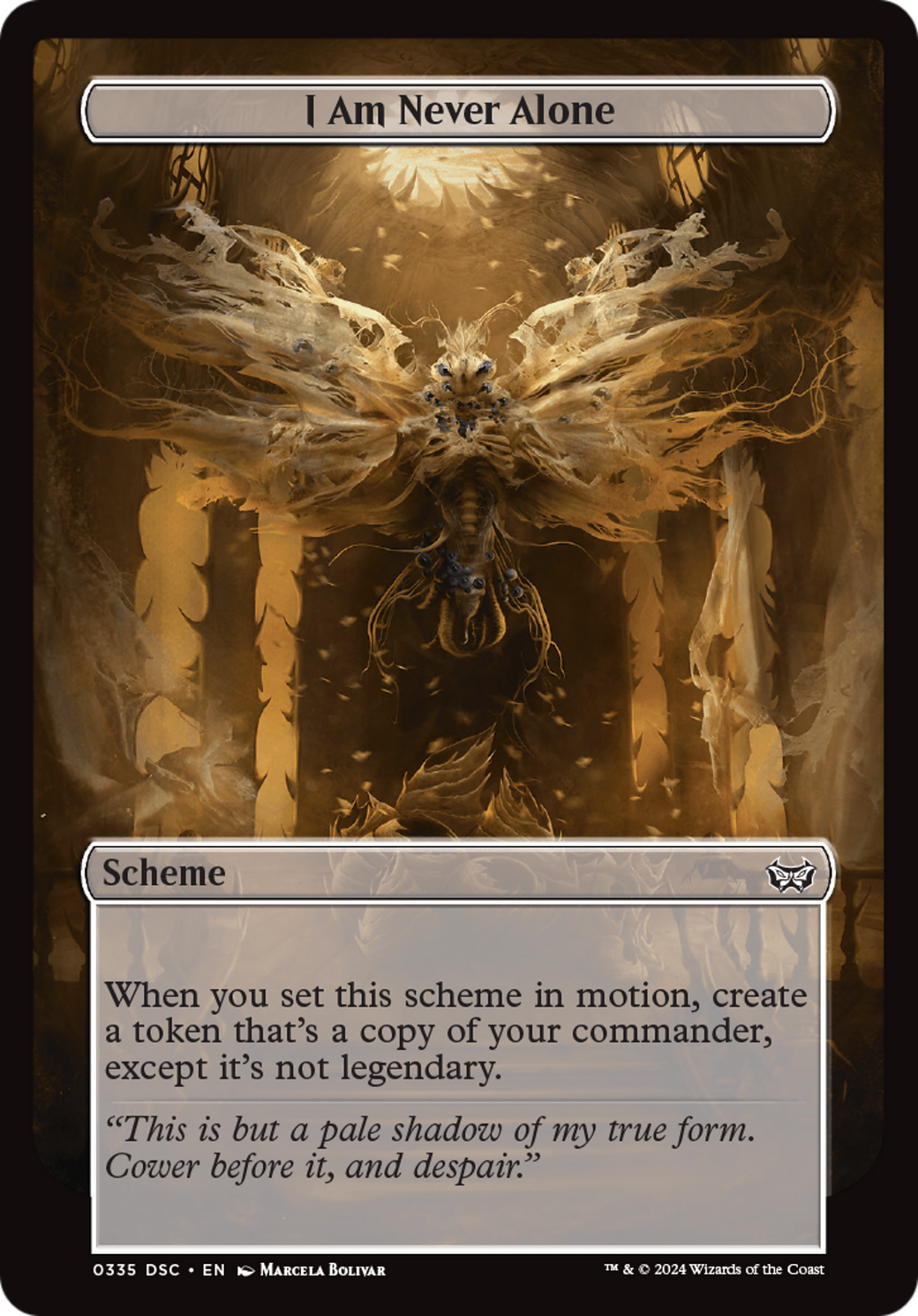 Image of I Am Never Alone (Full Art) (A:DSC-335) - Duskmourn: House of Horror Commander