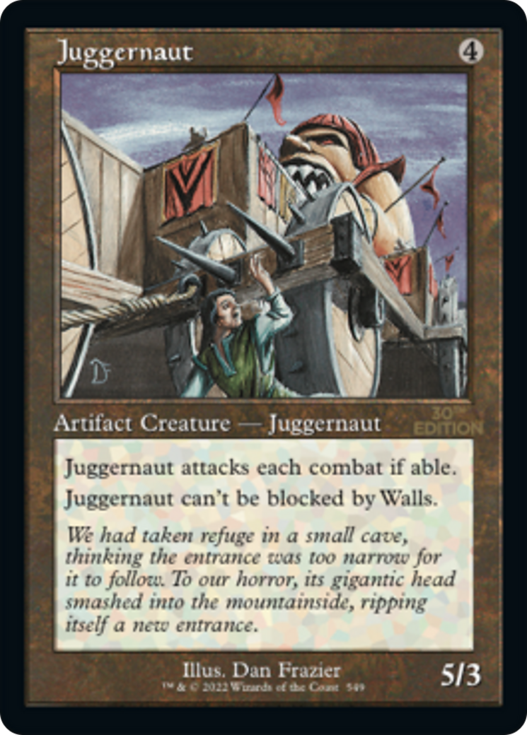 Image of Juggernaut (Retro Frame) (30A-549) - 30th Anniversary Edition