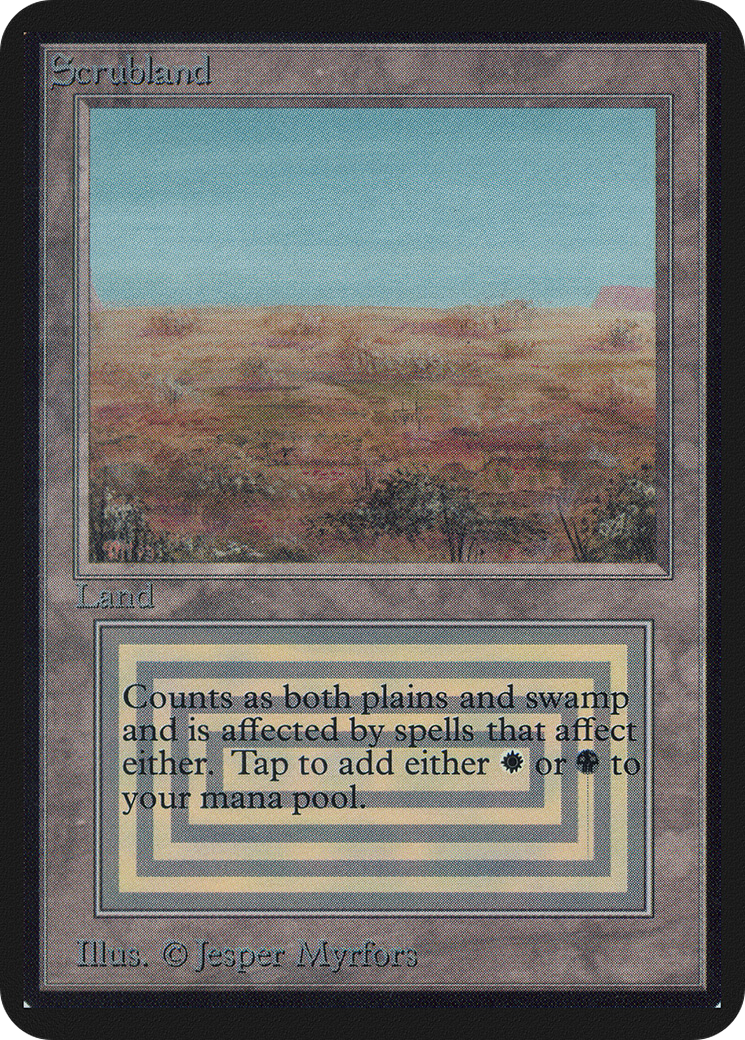 Image of Scrubland (LEA-) - Limited Edition Alpha