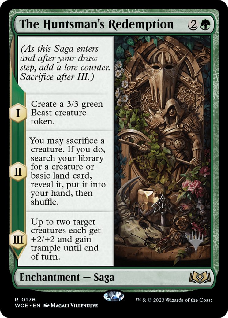 Image of The Huntsman's Redemption (PPWOE-176) - Wilds of Eldraine Promos